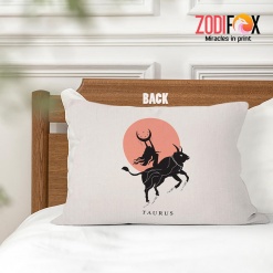novelty Taurus Boho Throw Pillow zodiac inspired gifts – TAURUS-PL0004
