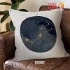 awesome Taurus Night Throw Pillow zodiac gifts for astrology lovers – TAURUS-PL0048