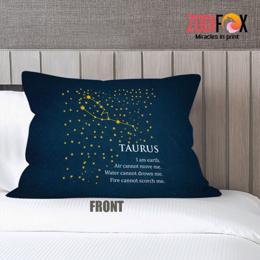 eye-catching Taurus Star Throw Pillow birthday zodiac presents for astrology lovers – TAURUS-PL0007