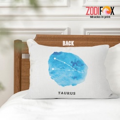 the Best Taurus Watercolor Throw Pillow astrology lover gifts – TAURUS-PL0008