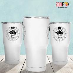 dramatic Taurus Art Tumbler zodiac gifts for horoscope and astrology lovers – TAURUS-T0050