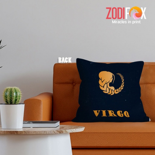 hot Virgo Facts Throw Pillow zodiac sign gifts for horoscope and astrology lovers – VIRGO-PL0001