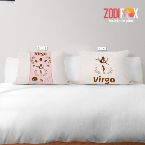 meaningful Virgo Zodiac Throw Pillow zodiac presents for horoscope and astrology lovers – VIRGO-PL0010