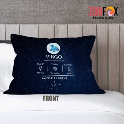 amazing Virgo Element Throw Pillow birthday zodiac sign gifts for astrology lovers – VIRGO-PL0014