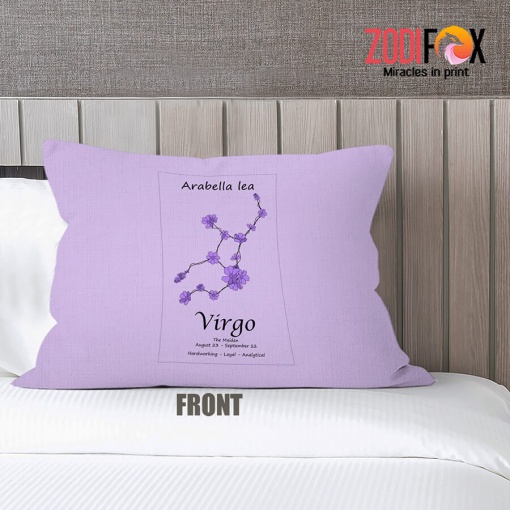 cool Virgo Loyal Throw Pillow birthday zodiac gifts for astrology lovers – VIRGO-PL0015