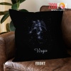 wonderful Virgo Light Throw Pillow zodiac gifts for astrology lovers – VIRGO-PL0016