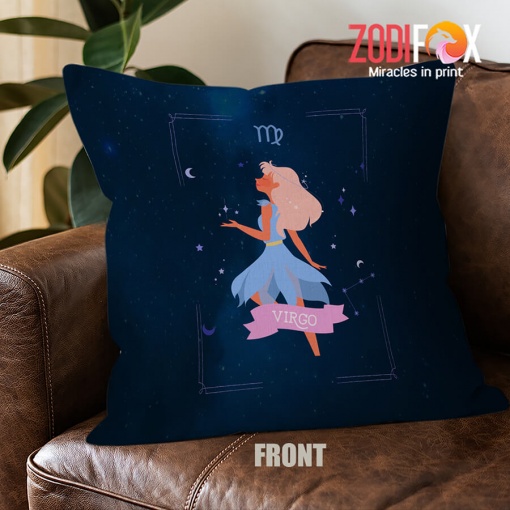 nice Virgo Flygirl Throw Pillow zodiac gifts for astrology lovers – VIRGO-PL0017