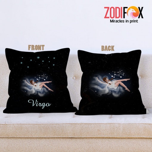 hot Virgo Night Throw Pillow astrology horoscope zodiac gifts – VIRGO-PL0021