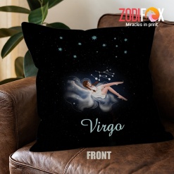 nice Virgo Night Throw Pillow zodiac sign presents for horoscope lovers – VIRGO-PL0021