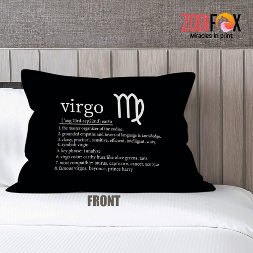 cool Virgo Zodiac Throw Pillow astrology horoscope zodiac gifts – VIRGO-PL0023
