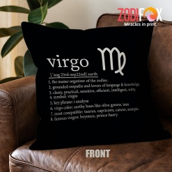 eye-catching Virgo Zodiac Throw Pillow zodiac sign presents for horoscope lovers – VIRGO-PL0023