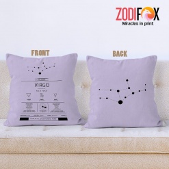 funny Virgo Horoscope Throw Pillow zodiac related gifts – VIRGO-PL0028