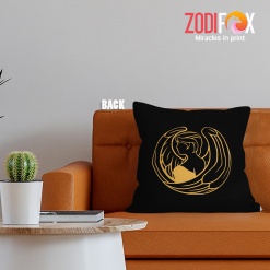 hot Virgo Gold Throw Pillow zodiac sign gifts for horoscope and astrology lovers – VIRGO-PL0031
