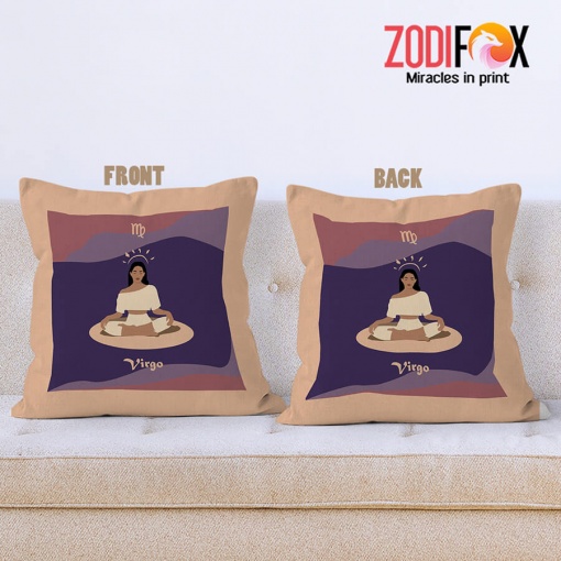 cheap Virgo Yoga Throw Pillow gifts based on zodiac signs – VIRGO-PL0034