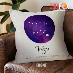 nice Virgo Galaxy Throw Pillow zodiac gifts and collectibles – VIRGO-PL0035