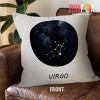 best Virgo Constellation Throw Pillow zodiac sign presents for horoscope lovers – VIRGO-PL0037