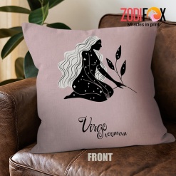 awesome Virgo Boho Throw Pillow zodiac gifts and collectibles – VIRGO-PL0044