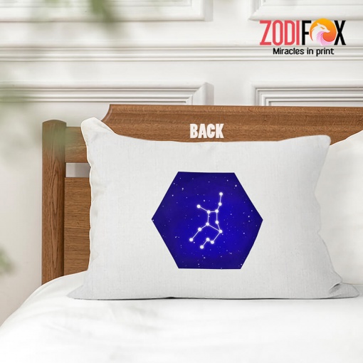 cool Virgo Blue Throw Pillow astrology presents – VIRGO-PL0047