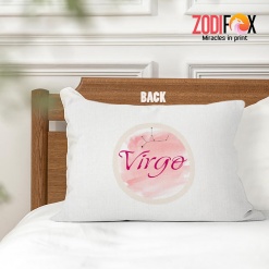 lively Virgo Pink Throw Pillow astrology lover gifts – VIRGO-PL0049