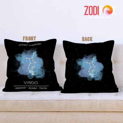 personality Virgo Reliable Throw Pillow zodiac-themed gifts – VIRGO-PL0005