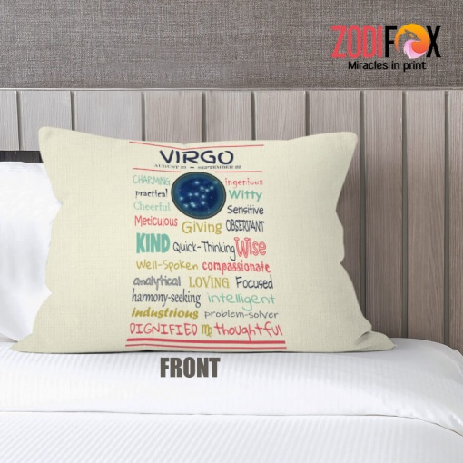 personality Virgo Giving Throw Pillow astrology horoscope zodiac gifts – VIRGO-PL0007