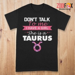 nice Taurus Talk Premium T-Shirts