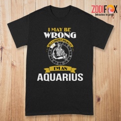 nice I'm An Aquarius Premium T-Shirts