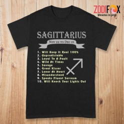 nice Loner At Heart Sagittarius Premium T-Shirts