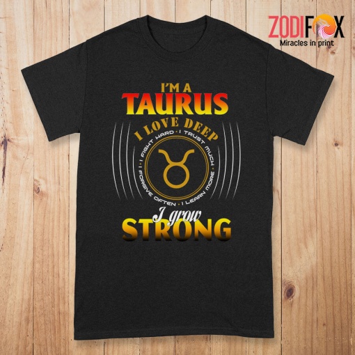 exciting I Love Deep Taurus Premium T-Shirts