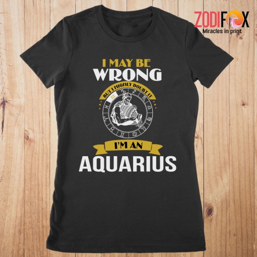 wonderful I'm An Aquarius Premium T-Shirts
