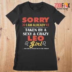 great A Sexy & Crazy Leo Girl Premium T-Shirts