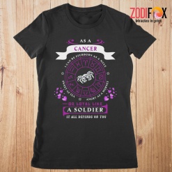 awesome Loyal Like A Soldier Cancer Premium T-Shirts