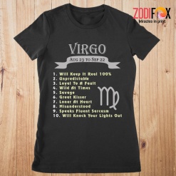 wonderful Loner At Heart Virgo Premium T-Shirts