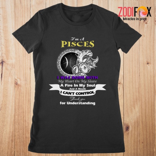 great A Fire In My Soul Pisces Premium T-Shirts