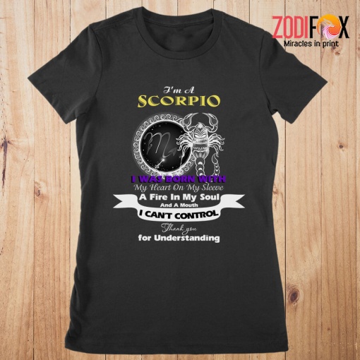 wonderful A Fire In My Soul Scorpio Premium T-Shirts