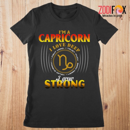 interested I Love Deep Capricorn Premium T-Shirts