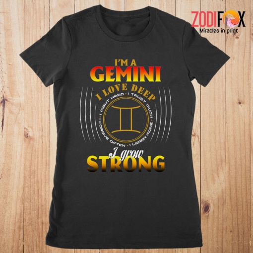 beautiful I Love Deep Gemini Premium T-Shirts