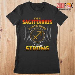 wonderful I Love Deep Sagittarius Premium T-Shirts