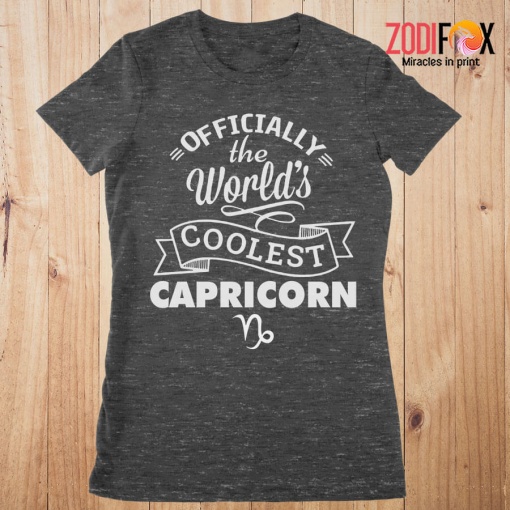dramatic Capricorn World Premium T-Shirts