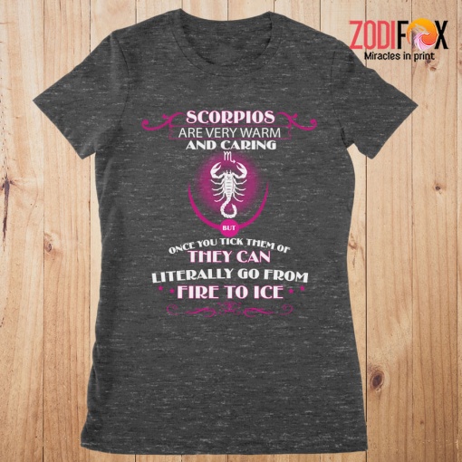 awesome Scorpios Are Very Warm Premium T-Shirts