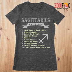 awesome Loner At Heart Sagittarius Premium T-Shirts