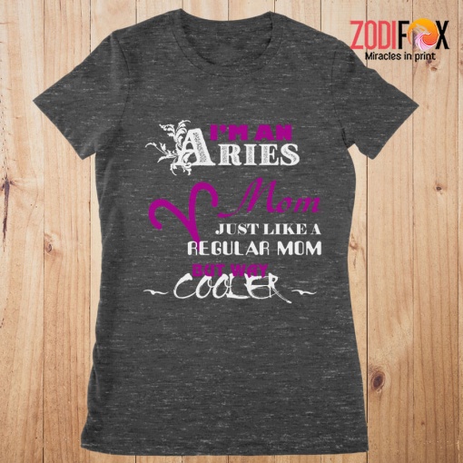 exciting I'm An Aries Mom Premium T-Shirts