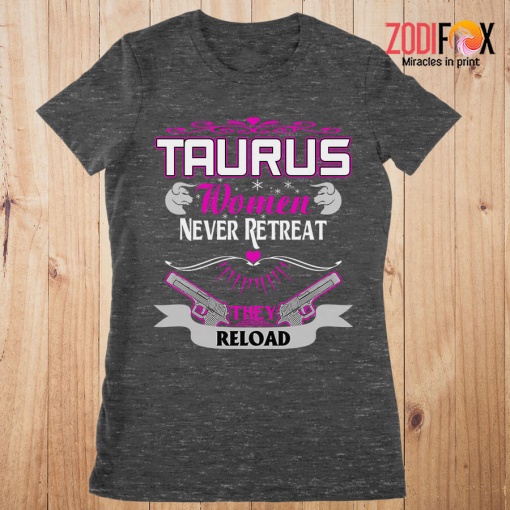 cheap Taurus Women Never Retreat Premium T-Shirts