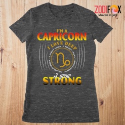 personalised I Love Deep Capricorn Premium T-Shirts