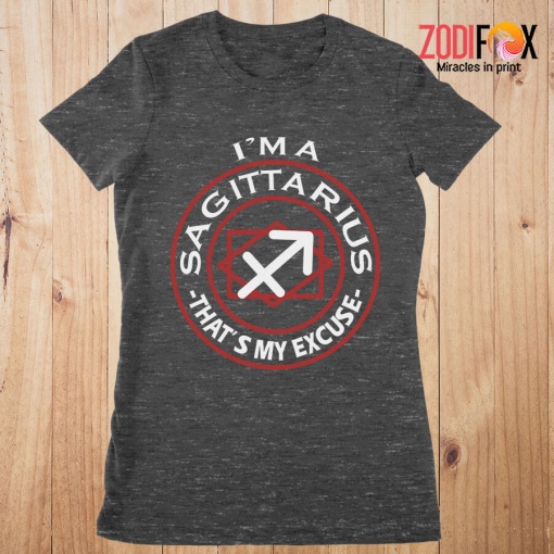 interested That's My Excuse Sagittarius Premium T-Shirts