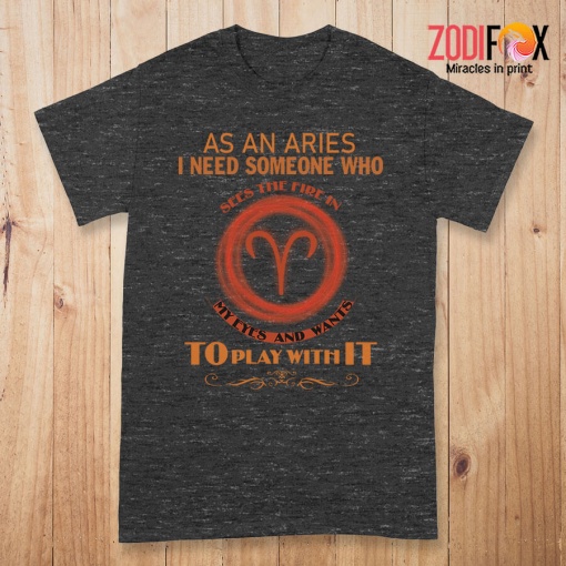 interested Aries Eye Premium T-Shirts