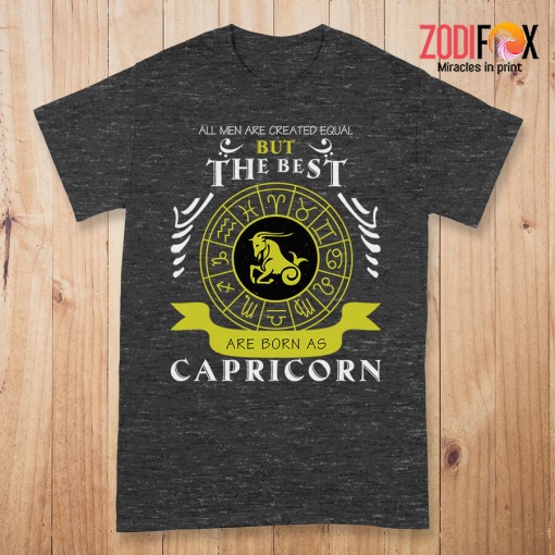 wonderful Men Are Created Equal Capricorn Premium T-Shirts
