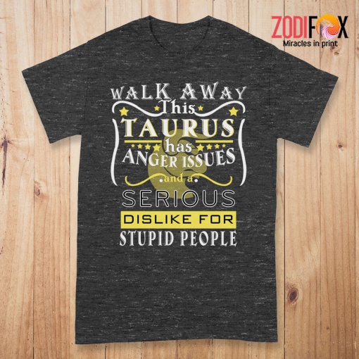 wonderful Taurus Has Anger Issues Premium T-Shirts