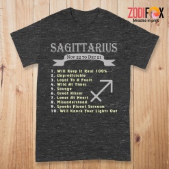 best Loner At Heart Sagittarius Premium T-Shirts