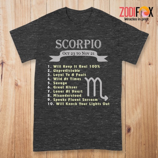 best Loner At Heart Scorpio Premium T-Shirts